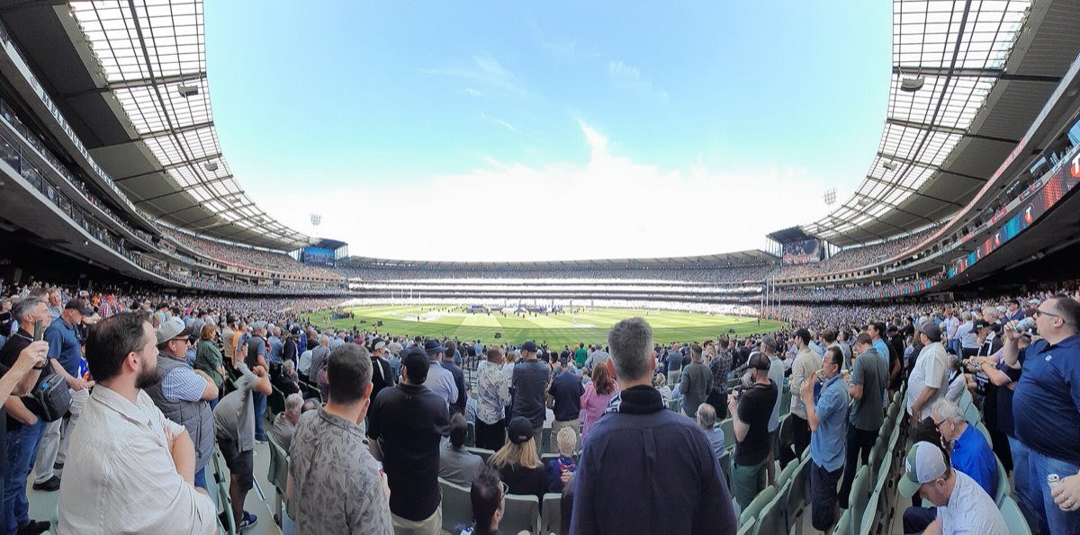 AFL crowd inside the MCG