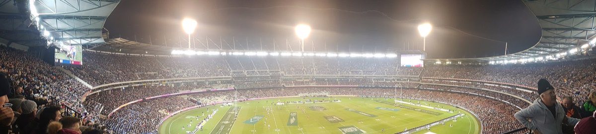 State of Origin under lights at the MCG